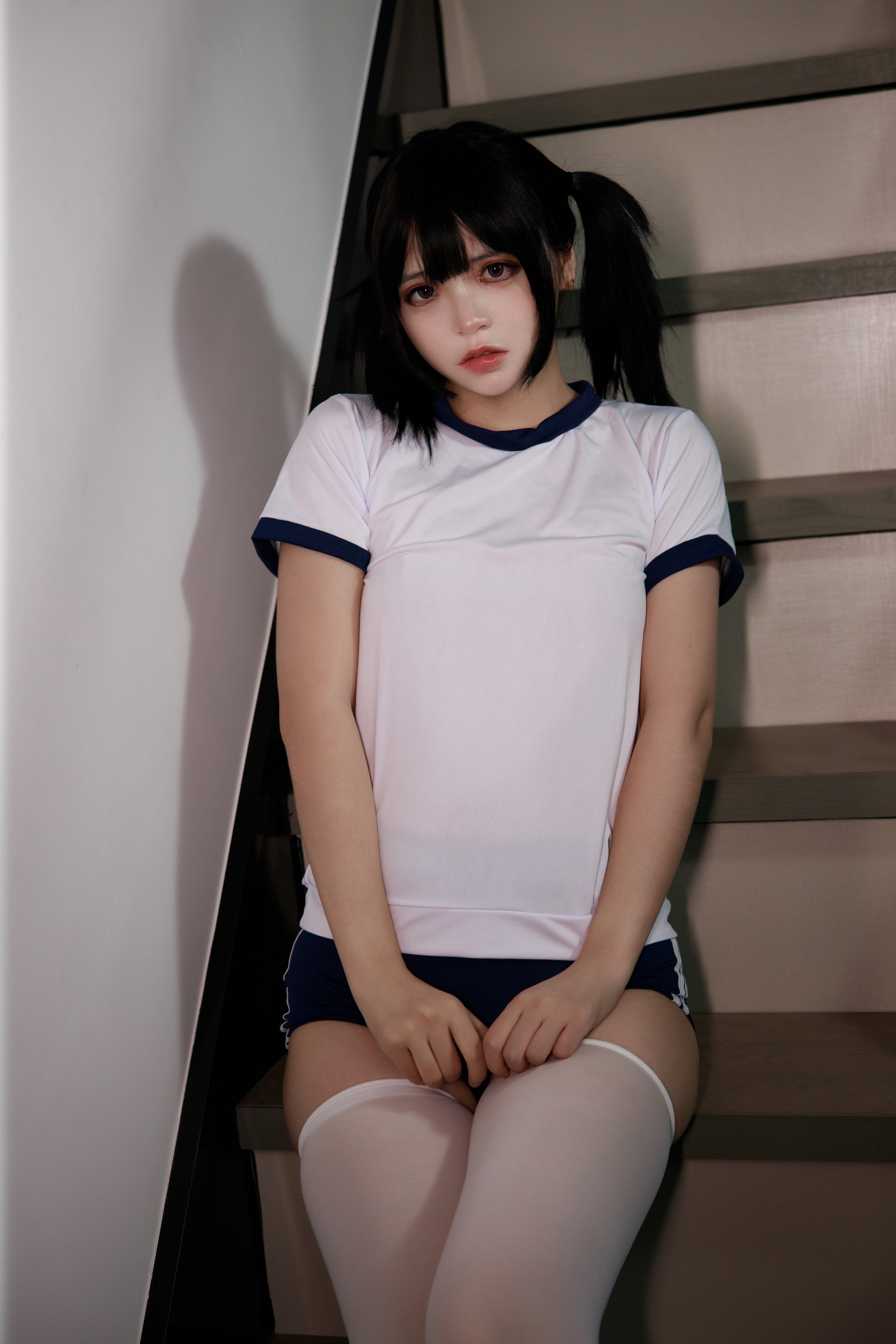 图片[1]-疯猫ss – NO.119 白色情人节福袋 体操服 [40P]-XikXak